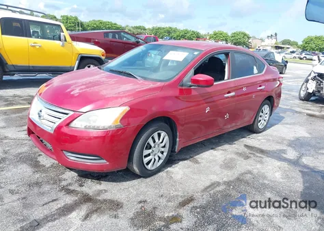 2014 Nissan Sentra Sv z USA, uszkodzony, nr VIN 3N1AB7AP2EY318947